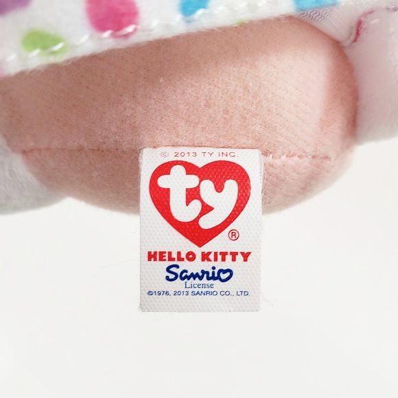Ty Sanrio Hello Kitty Plush Holding Red Lollipop Candy - Picture 8 of 8